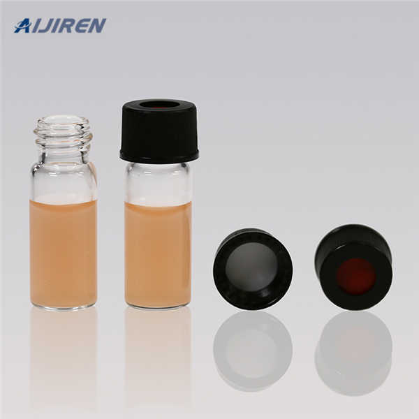 Iso9001 transparent vial sample with screw caps distributor